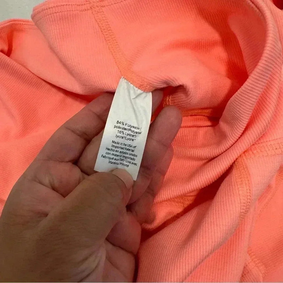 Beyond Yoga 187 Heather Rib All Day Flare Pant in Peach Sorbet size M - Picture 8 of 12